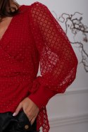 Bluzka AMY tiul - Czerwona - M/L