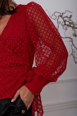 Bluzka AMY tiul - Czerwona - XS/S