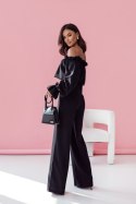 Komplet lniany MIA - Czarny - M/L