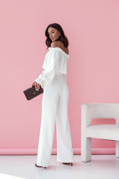 Komplet lniany MIA - Ecru - M/L
