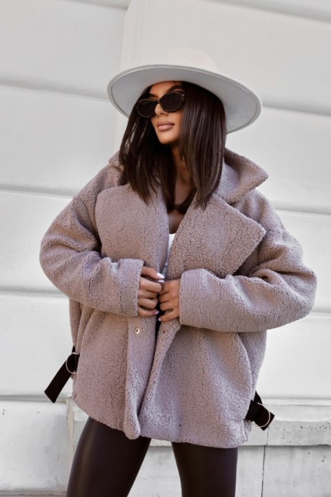 Kurtka FLUFFY - Taupe - L/XL