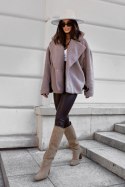Kurtka FLUFFY - Taupe - L/XL