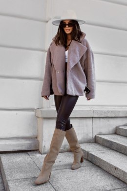 Kurtka FLUFFY - Taupe - L/XL
