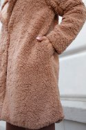 Płaszcz TEDDY - Karmel - S