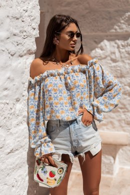 Bluzka Hiszpanka MIA - Blue limones - UNI