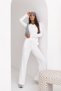 Komplet SHIRA długi rękaw - Ecru - M/L