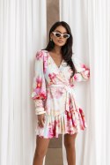 Sukienka ANNA - Neon bouquet - M/L