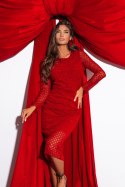 Sukienka tiulowa LUSH - Red shine - XS/S