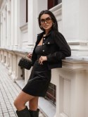 Czarny sztruksowy komplet RUBI