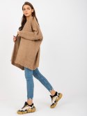 Kardigan-TW-SW-BI-M2201.87-ciemny bezowy