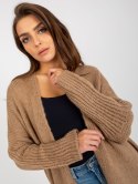 Kardigan-TW-SW-BI-M2201.87-ciemny bezowy