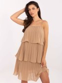 Sukienka-TW-SK-BI-2136.97-camelowy