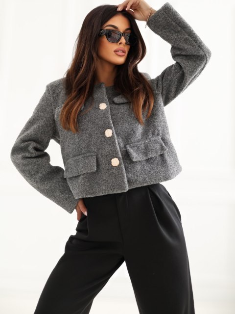 Kurtka-IT-KR-FL9586.64-ciemny szary
