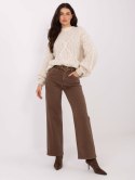 Spodnie jeans-VM-SP-BQ9621-76.68-brązowy