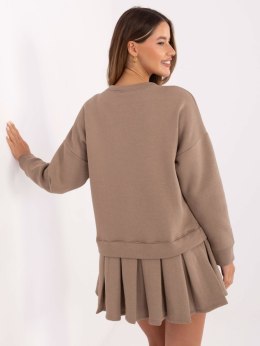 Sukienka-MI-SK-3249.98-ciemny bezowy
