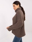 Sweter-CH-SW-72989.68-ciemny bezowy