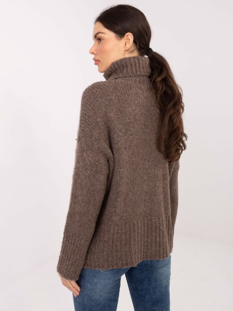 Sweter-CH-SW-72989.68-ciemny bezowy
