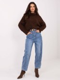 Sweter-CH-SW-72993.25-ciemny brązowy
