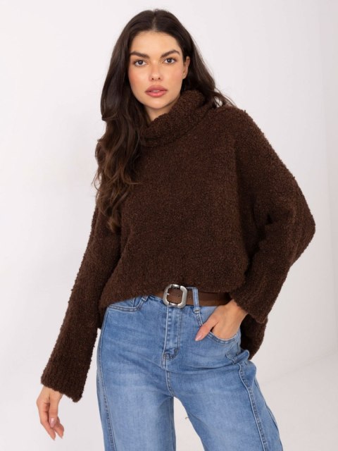 Sweter-CH-SW-72993.25-ciemny brązowy