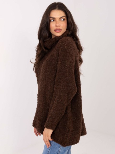 Sweter-CH-SW-72993.25-ciemny brązowy