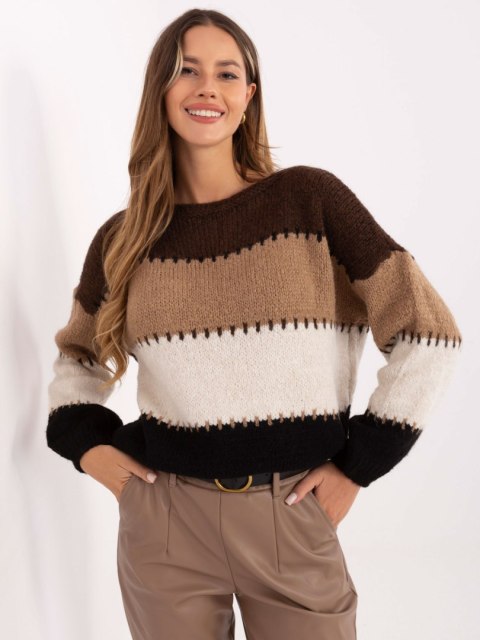 Sweter-MI-SW-2309.95-brązowy