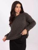 Sweter-MI-SW-WK32601.19-ciemny szary