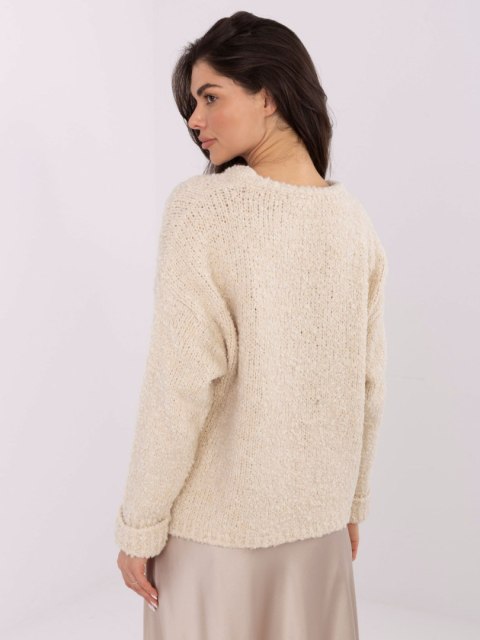 Sweter-MI-SW-WK32601.19-jasny beżowy