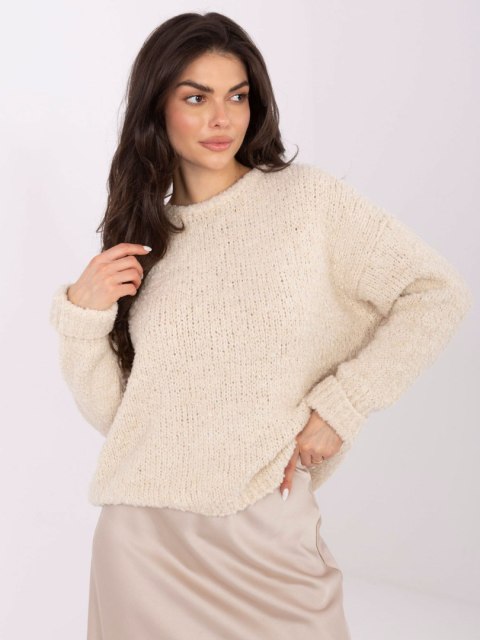 Sweter-MI-SW-WK32601.19-jasny beżowy
