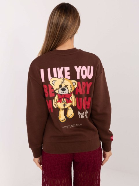 Bluza-D10608BC02568J-ciemny brązowy