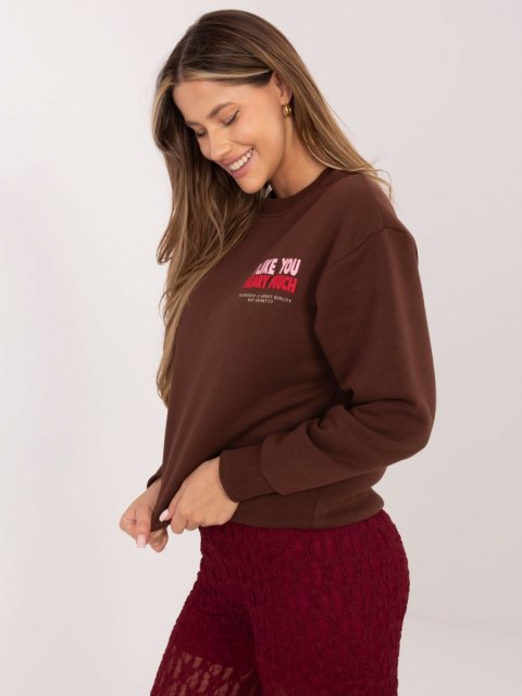 Bluza-D10608BC02568J-ciemny brązowy