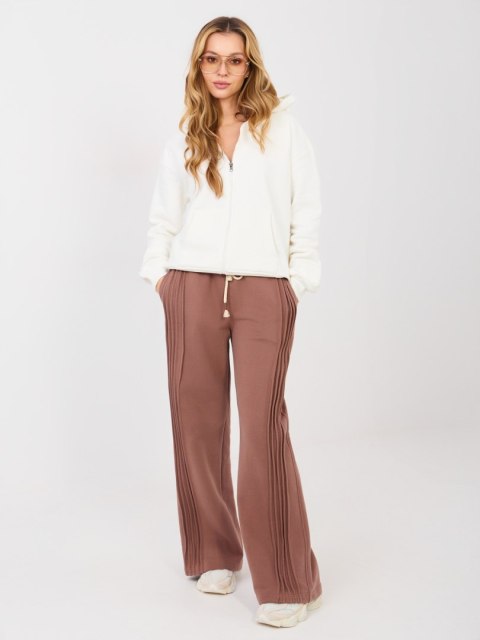 Spodnie dresowe-NS-DR-NS2557.96-brązowy