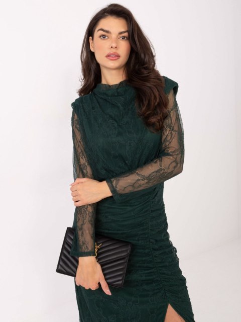 Sukienka-IT-SK-9937.16-ciemny zielony