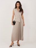 Sukienka-IT-SK-21558.86-ciemny bezowy