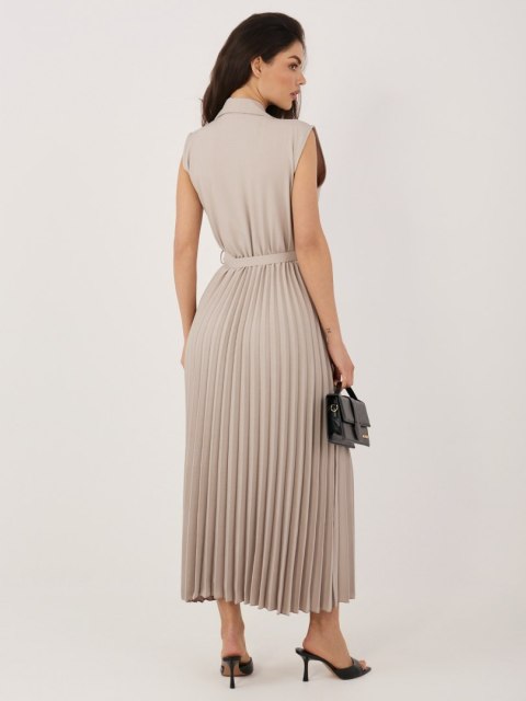 Sukienka-IT-SK-21558.86-ciemny bezowy