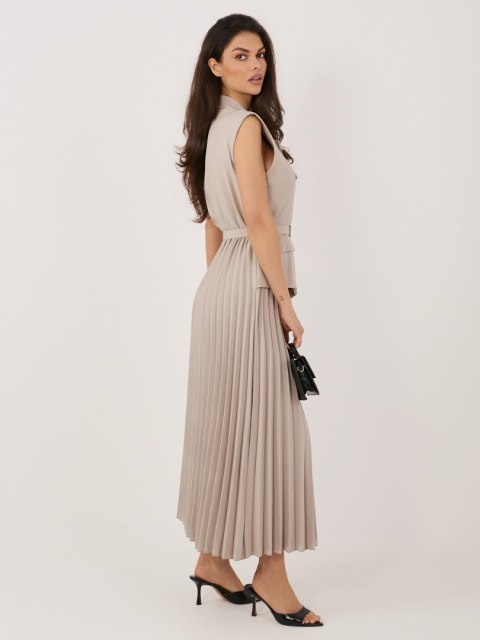 Sukienka-IT-SK-21558.86-ciemny bezowy