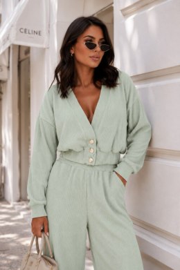Komplet MEGGI sztruks - Matcha - XS/S