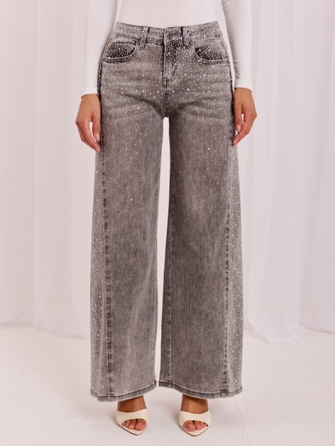 Spodnie jeans-IR-SP-TK519.78-szary