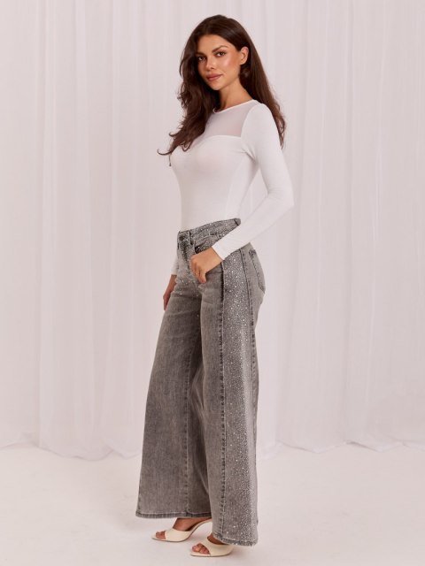Spodnie jeans-IR-SP-TK519.78-szary