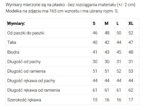 481-4 Zamszowa ramoneska z długim rękawkiem i zamkami - jasny beż Numoco basic
