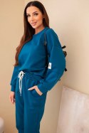 Komplet bluza + spodnie masełko morski
