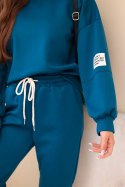 Komplet bluza + spodnie masełko morski