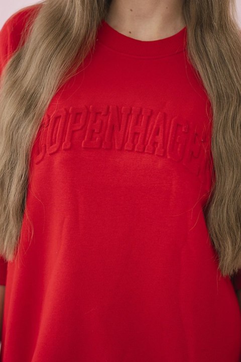 Komplet ocieplany Copenhagen czerwony