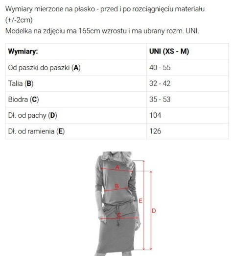 564-8 CALLIE Sukienka midi z odkrytymi ramionami i dekoltem - BORDOWA Numoco basic