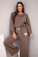 Komplet damski masełko bluza + spodnie fango