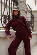 Komplet HOPE sztruks - Bordo - XS/S