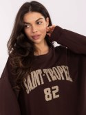 Bluza-MJ-BL-H2477.16-ciemny brązowy