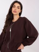 Bluza-MJ-BL-H5034.19-ciemny brązowy