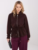 Bluza-MJ-BL-H5036.16-ciemny brązowy