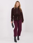 Bluza-MJ-BL-H5036.16-ciemny brązowy