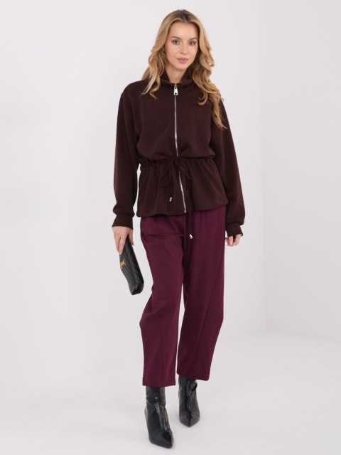 Bluza-MJ-BL-H5036.16-ciemny brązowy
